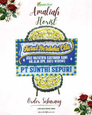 Papan Bunga Duka di Sangatta Selatan