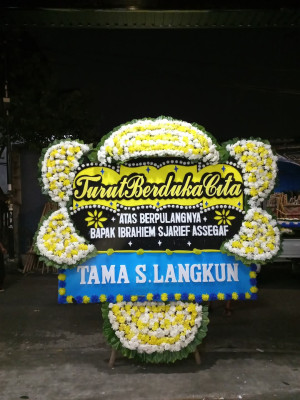 Papan Bunga Duka di Sangatta Selatan